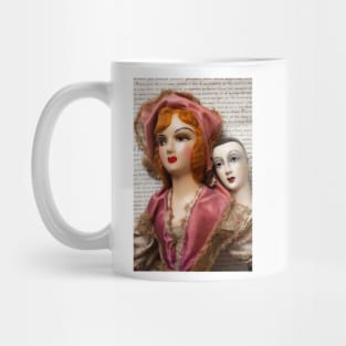 Two Vintage Dolls Mug